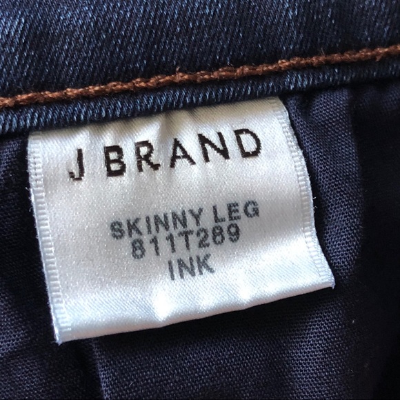 J BRAND Skinny Jeans INK Size 27 Indigo Blue - Picture 2 of 8